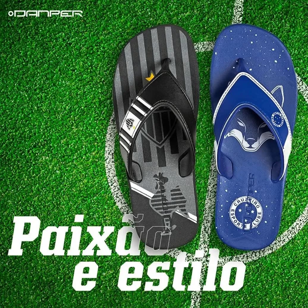 Chinelo de time Danper
