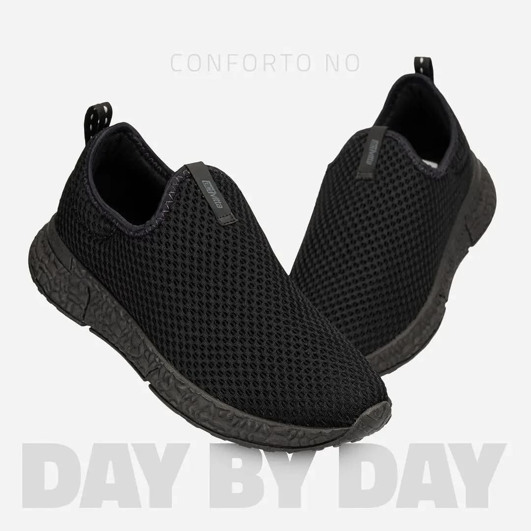 Tênis Actvitta all black, ângulo 1 de 2