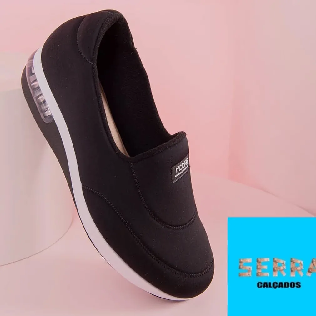 Tênis Modare de lycra preto