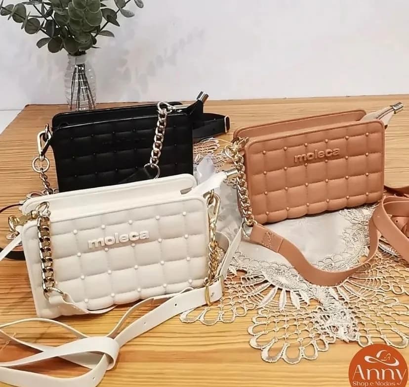 Bolsa transversal Moleca matelassê